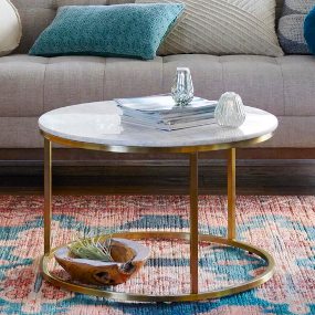 white-marble-coffee-table