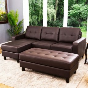 faux-leather-sectional