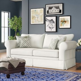 country style sofa in cottage style living room