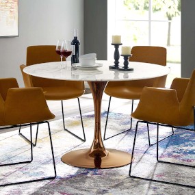 round-marble-dining-table