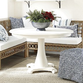 white-round-dining-table