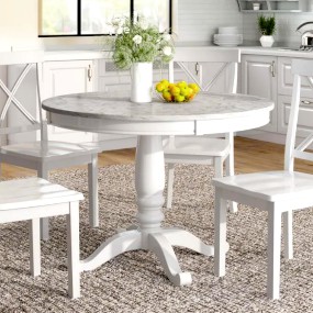 white-marble-round-dining-table