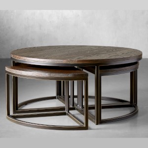 round-farmhouse-coffee-table-with-nesting-tables